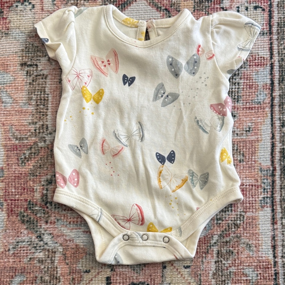 Pehr Butterfly Print Bodysuit